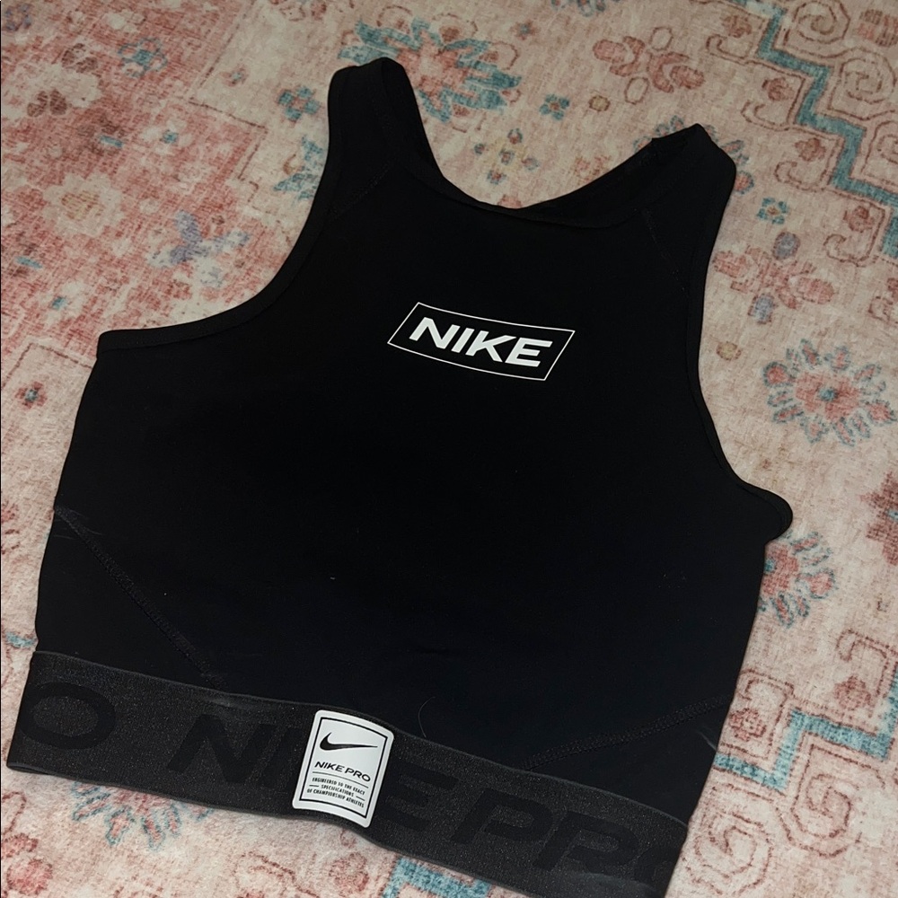 Woman’s Nike Black Athletic Crop Top